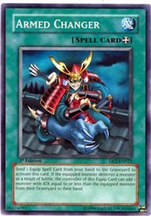 Armed Changer (DP2-EN023) - Duelist Pack 2: Chazz Princeton Unlimited