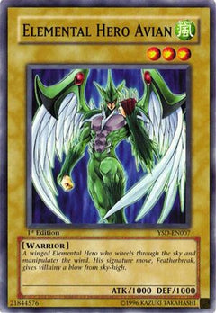 Elemental Hero Avian (YSD-EN007) - Starter Deck 2006 Unlimited-1