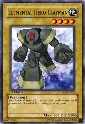 Elemental Hero Clayman (YSD-EN009) - Starter Deck 2006 Unlimited-1