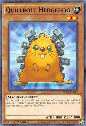 Quillbolt Hedgehog (LED8-EN047) - Legendary Duelists: Synchro Storm 1st Edition