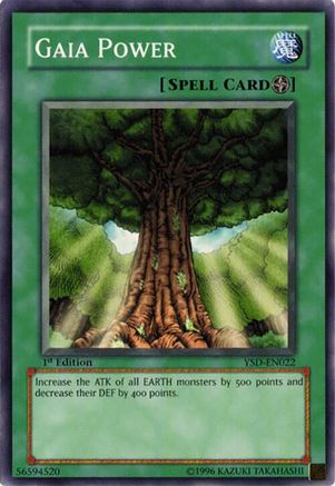 Gaia Power (YSD-EN022) - Starter Deck 2006 Unlimited-1