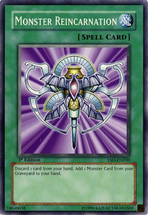 Monster Reincarnation (YSD-EN030) - Starter Deck 2006 Unlimited-1