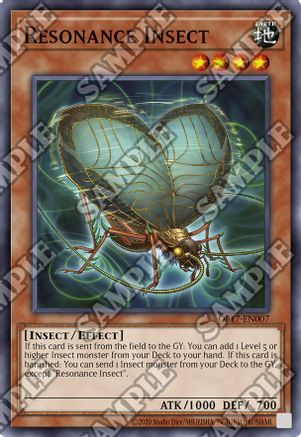Resonance Insect (OP17-EN007) - OTS Tournament Pack 17 Unlimited-1