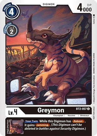 Greymon - BT2-057 (Official Tournament Pack Vol.3) (BT2-057) - Release Special Booster 1.0-1