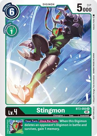Stingmon (Winner Pack Double Diamond) (BT3-050) - Release Special Booster 1.0-1