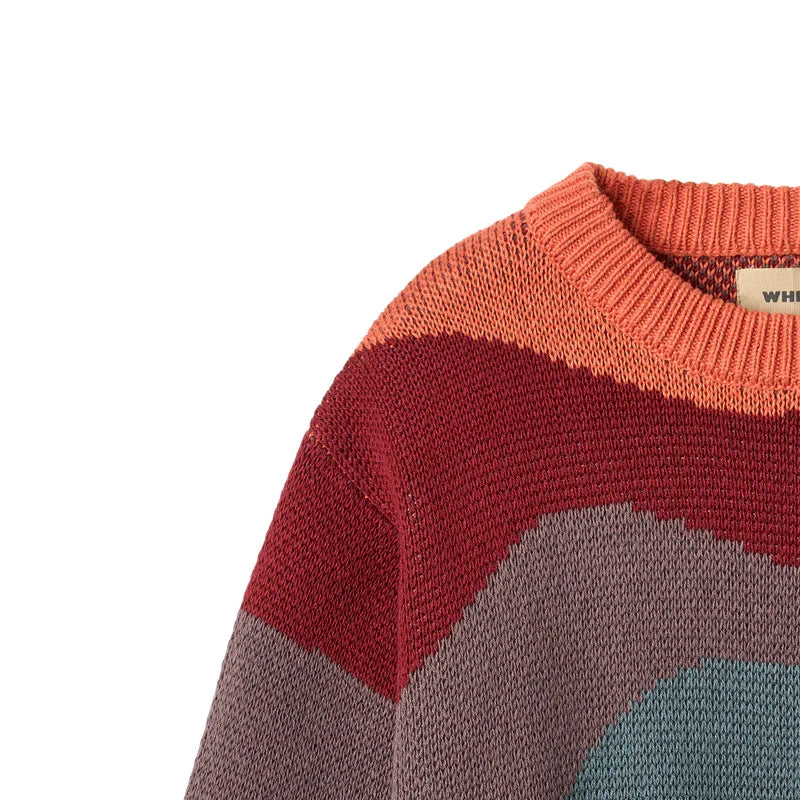 Jaquard Pullover Knud | Multi | Wheat Kids-4