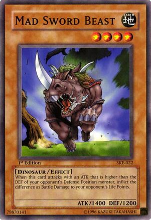 Mad Sword Beast (SKE-022) - Starter Deck: Kaiba Evolution Unlimited-1