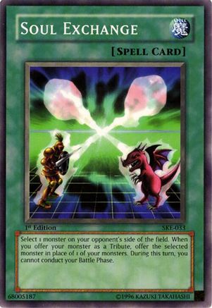 Soul Exchange (SKE-033) - Starter Deck: Kaiba Evolution 1st Edition-1