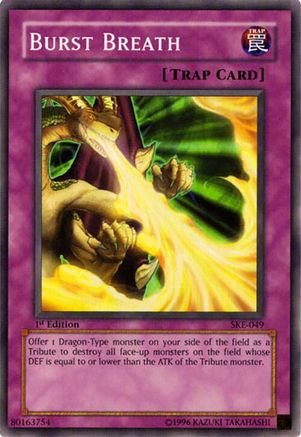 Burst Breath (SKE-049) - Starter Deck: Kaiba Evolution Unlimited-1