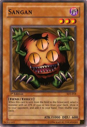 Sangan (SYE-018) - Starter Deck: Yugi Evolution 1st Edition-1