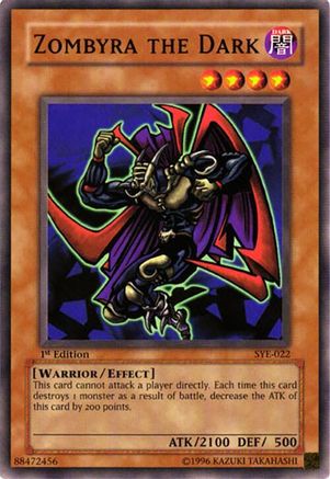 Zombyra the Dark (SYE-022) - Starter Deck: Yugi Evolution Unlimited-1