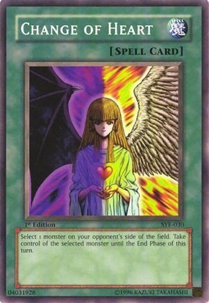 Change of Heart (SYE-030) - Starter Deck: Yugi Evolution Unlimited-1