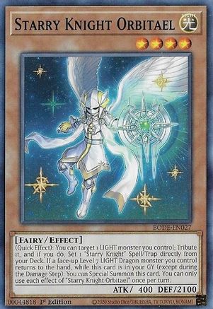 Starry Knight Orbitael (BODE-EN027) - Burst of Destiny 1st Edition-1