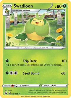 Swadloon 10/264 - SWSH08 Fusion Strike-1