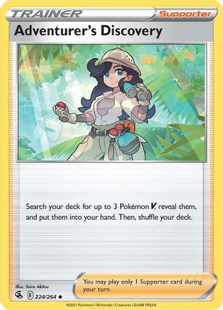 Adventurer's Discovery 224/264 - SWSH08 Fusion Strike-1