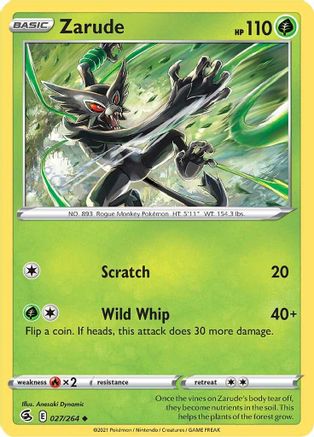 Zarude 27/264 - SWSH08 Fusion Strike-1