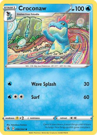 Croconaw 56/264 - SWSH08 Fusion Strike-1