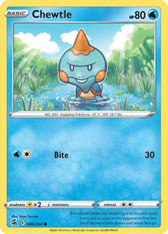 Chewtle 80/264 - SWSH08 Fusion Strike Reverse Holofoil-1