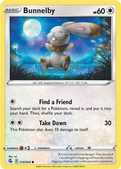 Bunnelby 214/264 - SWSH08 Fusion Strike-1