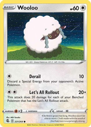 Wooloo (221) 221/264 - SWSH08 Fusion Strike-1