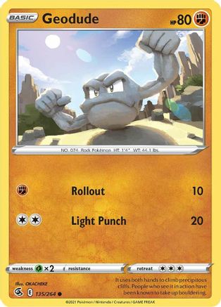 Geodude 135/264 - SWSH08 Fusion Strike-1