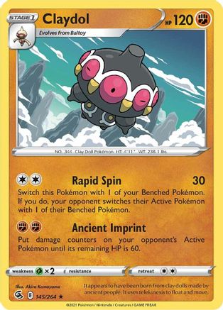 Claydol 145/264 - SWSH08 Fusion Strike-1