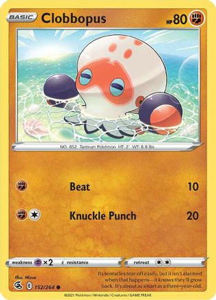 Clobbopus 152/264 - SWSH08 Fusion Strike-1