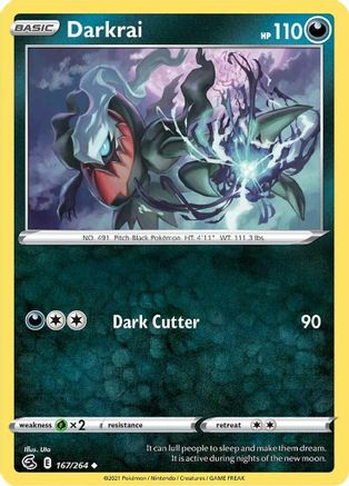 Darkrai 167/264 - SWSH08 Fusion Strike-1