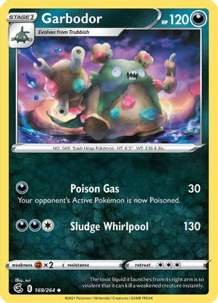Garbodor 169/264 - SWSH08 Fusion Strike-1