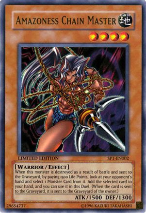 Amazoness Chain Master (SP1-EN002) - Sneak Preview Series 1 Limited-1
