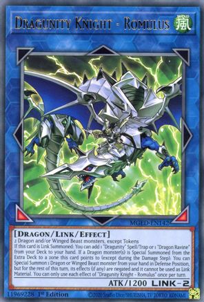 Dragunity Knight - Romulus (MGED-EN142) - Maximum Gold: El Dorado 1st Edition-1