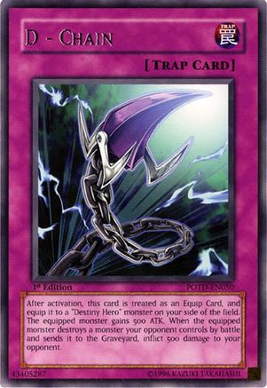 D - Chain (POTD-EN050) - Power of the Duelist 1st Edition-1