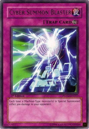 Cyber Summon Blaster (POTD-EN057) - Power of the Duelist 1st Edition-1