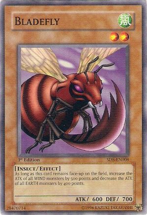 Bladefly (SD8-EN008) - Structure Deck: Lord of the Storm 1st Edition