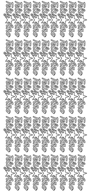 Peel-Off Stickers - Feliz Ano-1