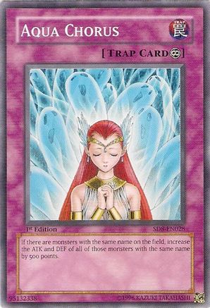 Aqua Chorus (SD8-EN028) - Structure Deck: Lord of the Storm 1st Edition-1