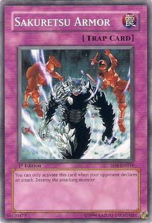 Sakuretsu Armor (SD8-EN034) - Structure Deck: Lord of the Storm 1st Edition-1