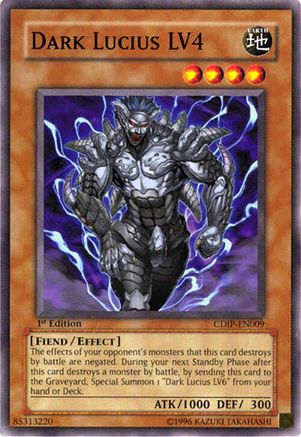Dark Lucius LV4 (CDIP-EN009) - Cyberdark Impact 1st Edition-1