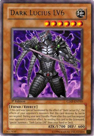 Dark Lucius LV6 (CDIP-EN010) - Cyberdark Impact 1st Edition-1