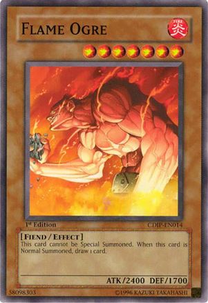 Flame Ogre (CDIP-EN014) - Cyberdark Impact 1st Edition-1