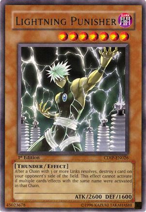 Lightning Punisher (CDIP-EN026) - Cyberdark Impact 1st Edition-1