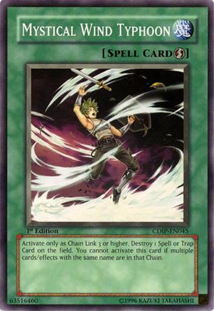Mystical Wind Typhoon (CDIP-EN045) - Cyberdark Impact 1st Edition-1