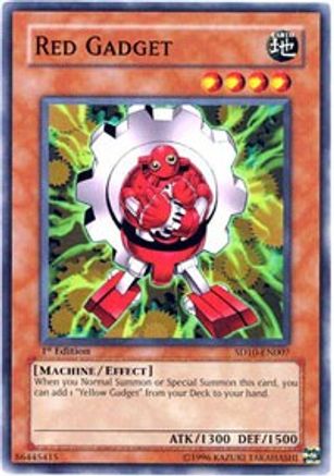 Red Gadget (SD10-EN007) - Structure Deck: Machine Re-Volt 1st Edition-1