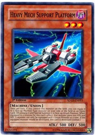 Heavy Mech Support Platform (SD10-EN011) - Structure Deck: Machine Re-Volt 1st Edition-1