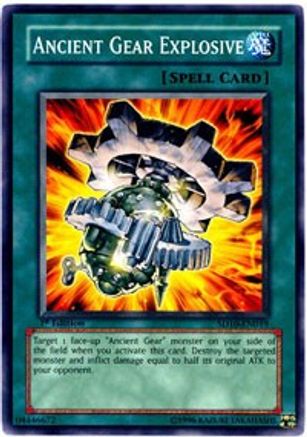 Ancient Gear Explosive (SD10-EN019) - Structure Deck: Machine Re-Volt Unlimited-1
