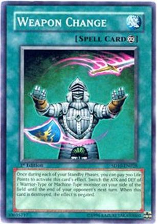 Weapon Change (SD10-EN028) - Structure Deck: Machine Re-Volt Unlimited-1