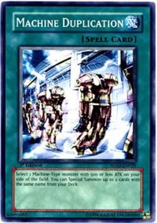 Machine Duplication (SD10-EN029) - Structure Deck: Machine Re-Volt 1st Edition-1
