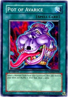 Pot of Avarice (SD10-EN030) - Structure Deck: Machine Re-Volt Unlimited-1