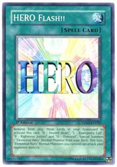 HERO Flash!! (DP03-EN020) - Duelist Pack 3: Jaden Yuki 2 1st Edition-1