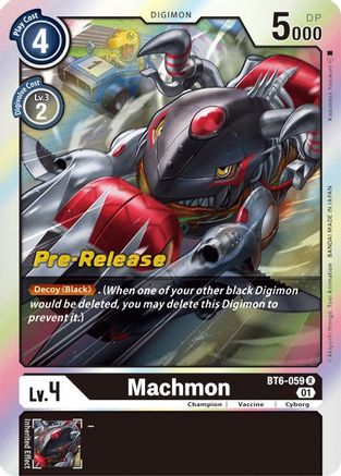 Machmon (BT6-059) - Double Diamond Pre-Release Cards Foil-1